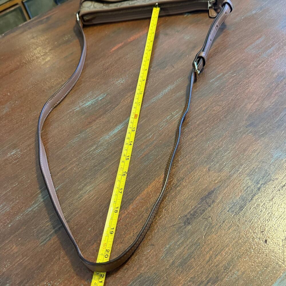 Coach Women's Leather Logo Crossbody Bag - Picture 6 of 10